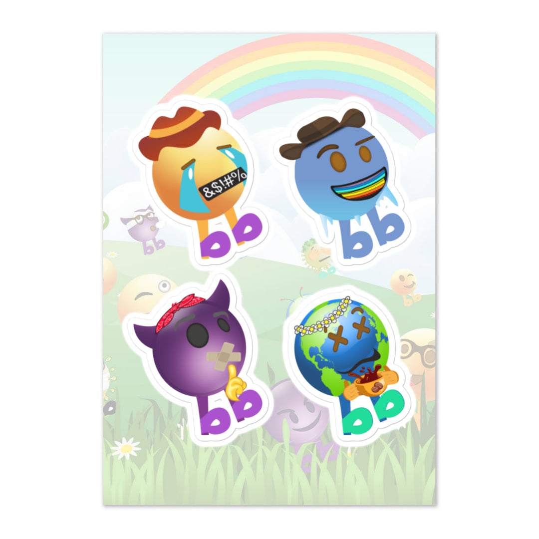 Megabb PaPa Stickers - Emojibb