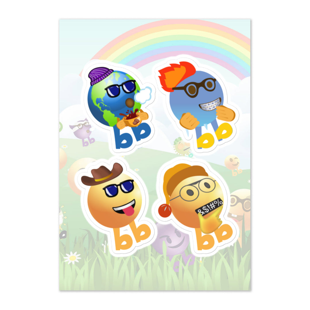 Megabb PaPa Stickers - Emojibb