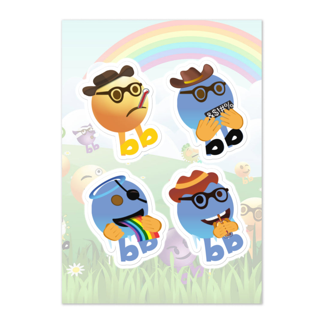 Megabb PaPa Stickers - Emojibb