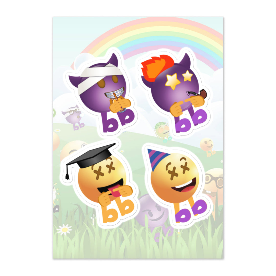 Megabb PaPa Stickers - Emojibb