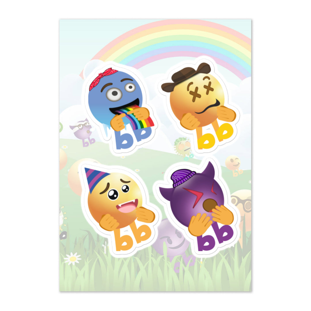 Megabb PaPa Stickers - Emojibb