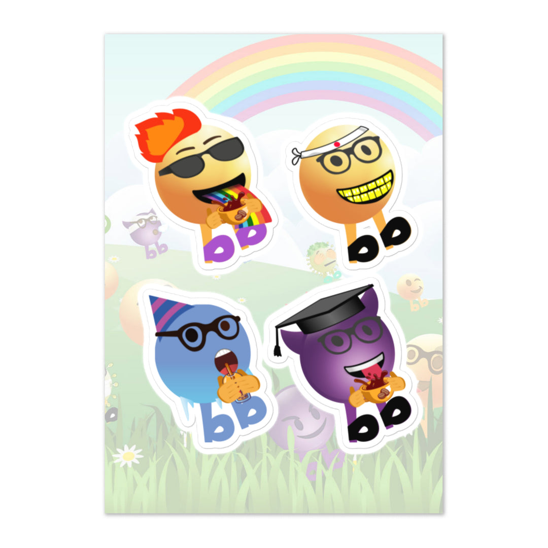 Megabb PaPa Stickers - Emojibb