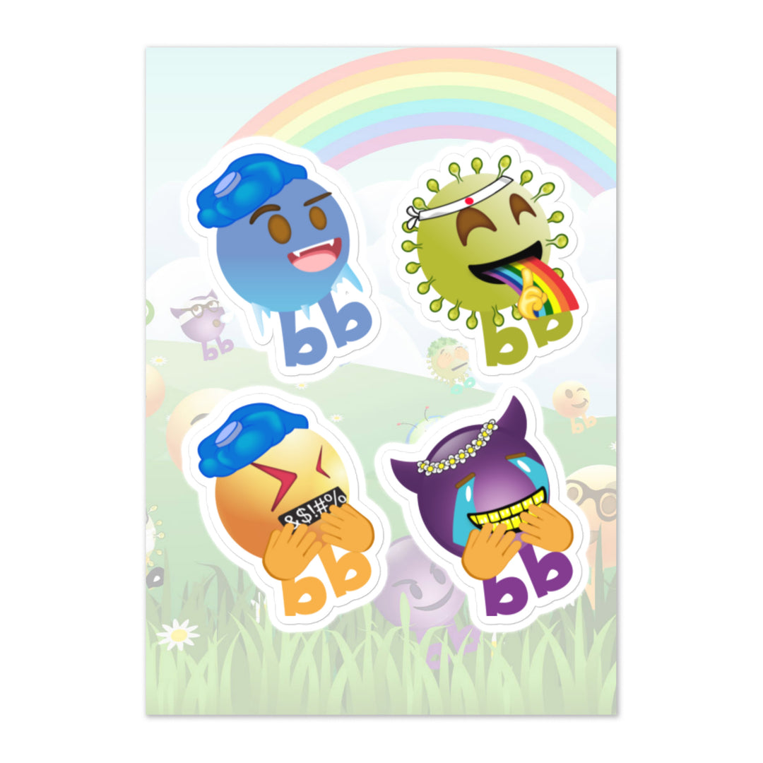 Megabb PaPa Stickers - Emojibb