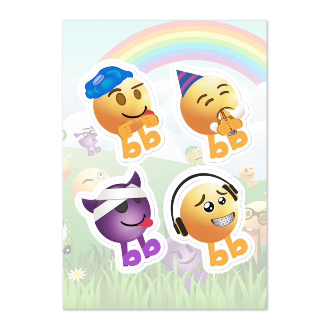 Megabb PaPa Stickers - Emojibb