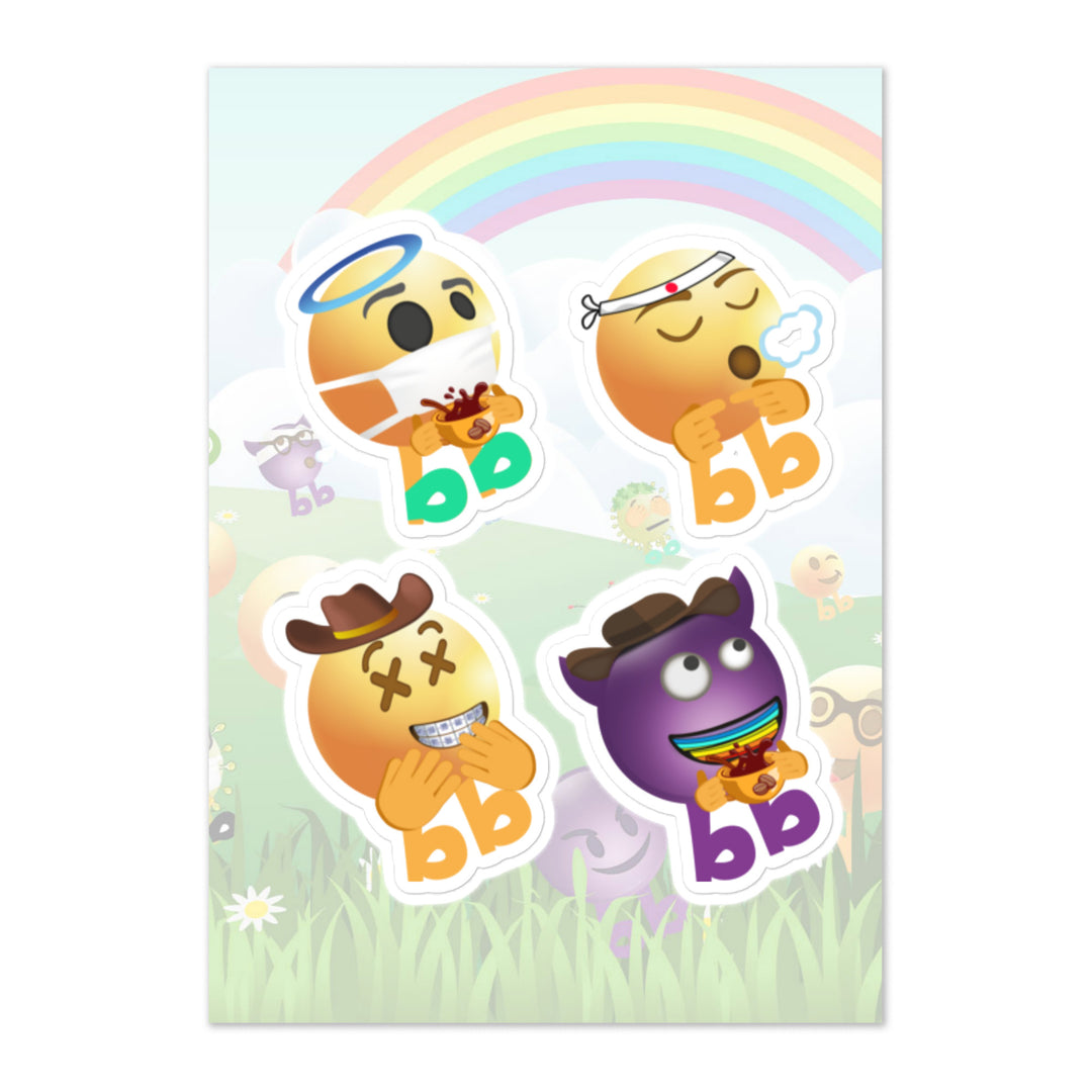 Megabb PaPa Stickers - Emojibb