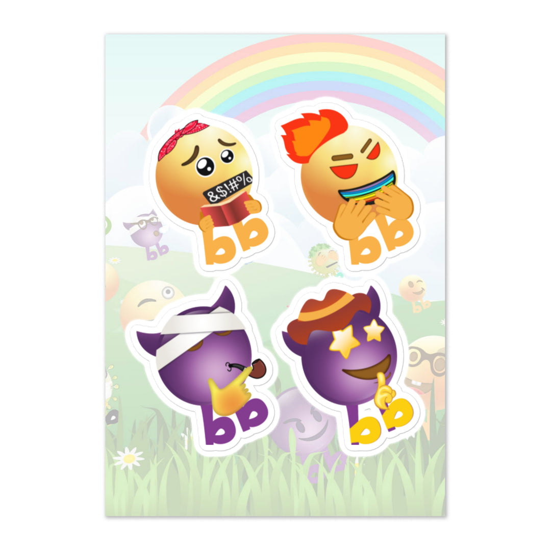 Megabb PaPa Stickers - Emojibb