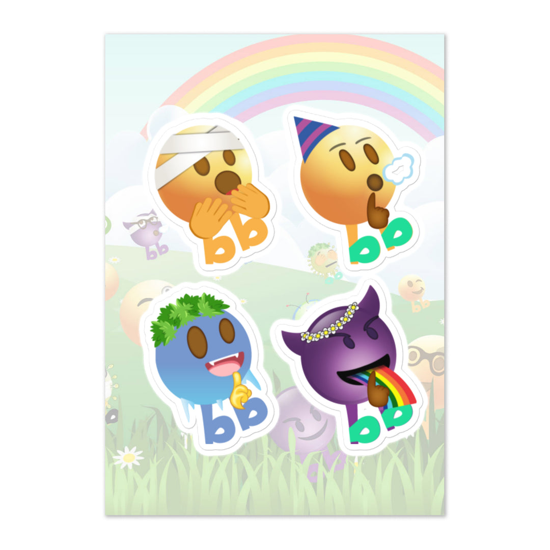 Megabb PaPa Stickers - Emojibb