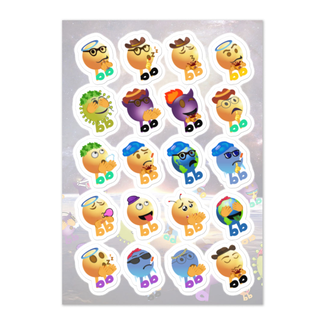 Megabb Buddy Stickers - Emojibb