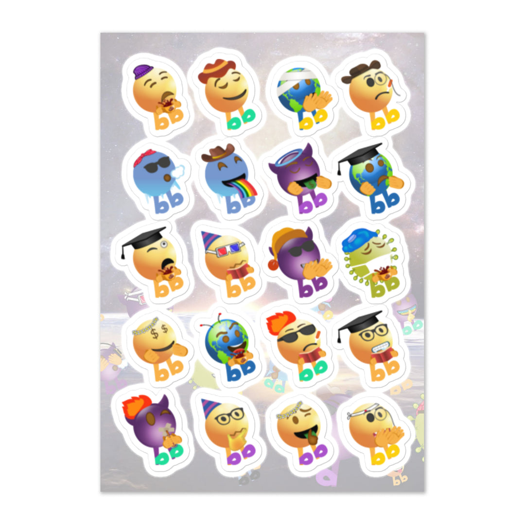 Megabb Buddy Stickers - Emojibb