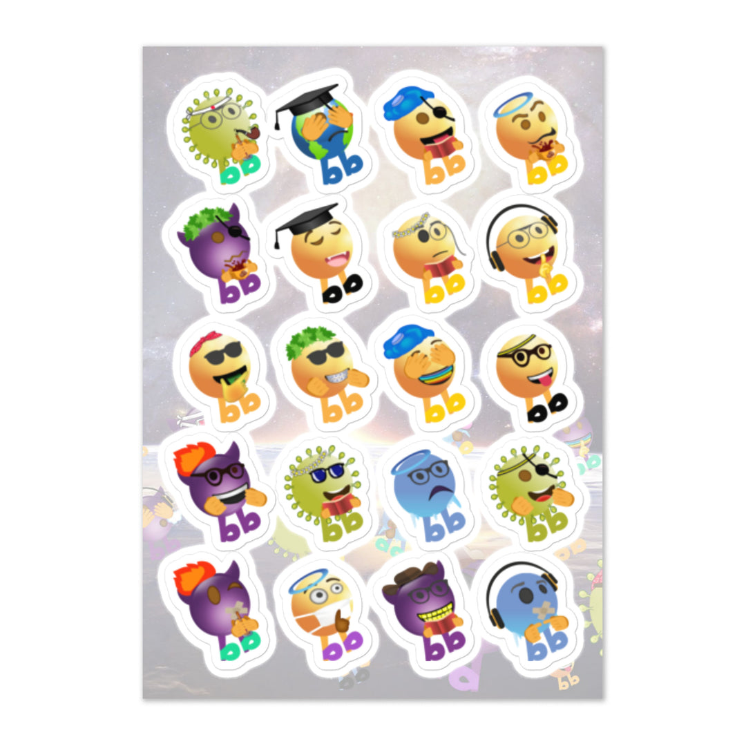 Megabb Buddy Stickers - Emojibb