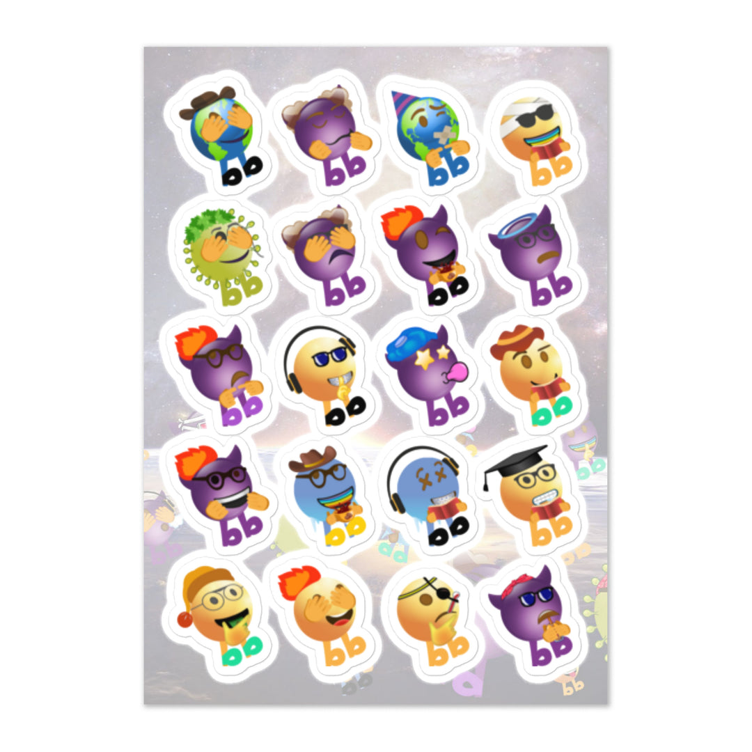 Megabb Buddy Stickers - Emojibb