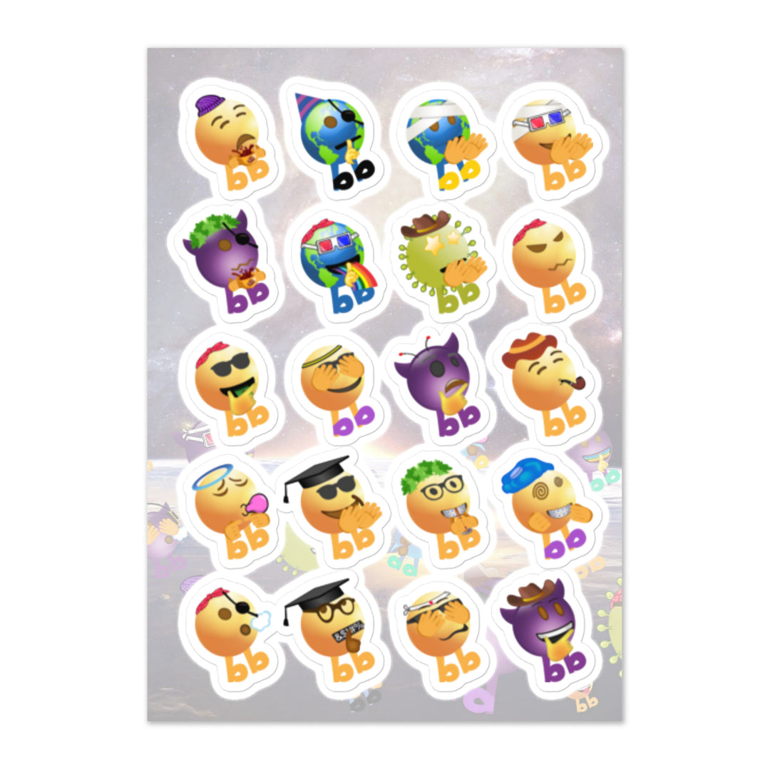 Megabb Buddy Stickers - Emojibb