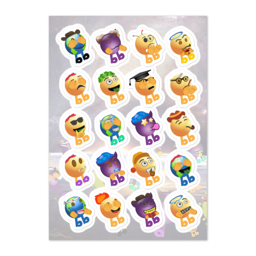 Megabb Buddy Stickers - Emojibb