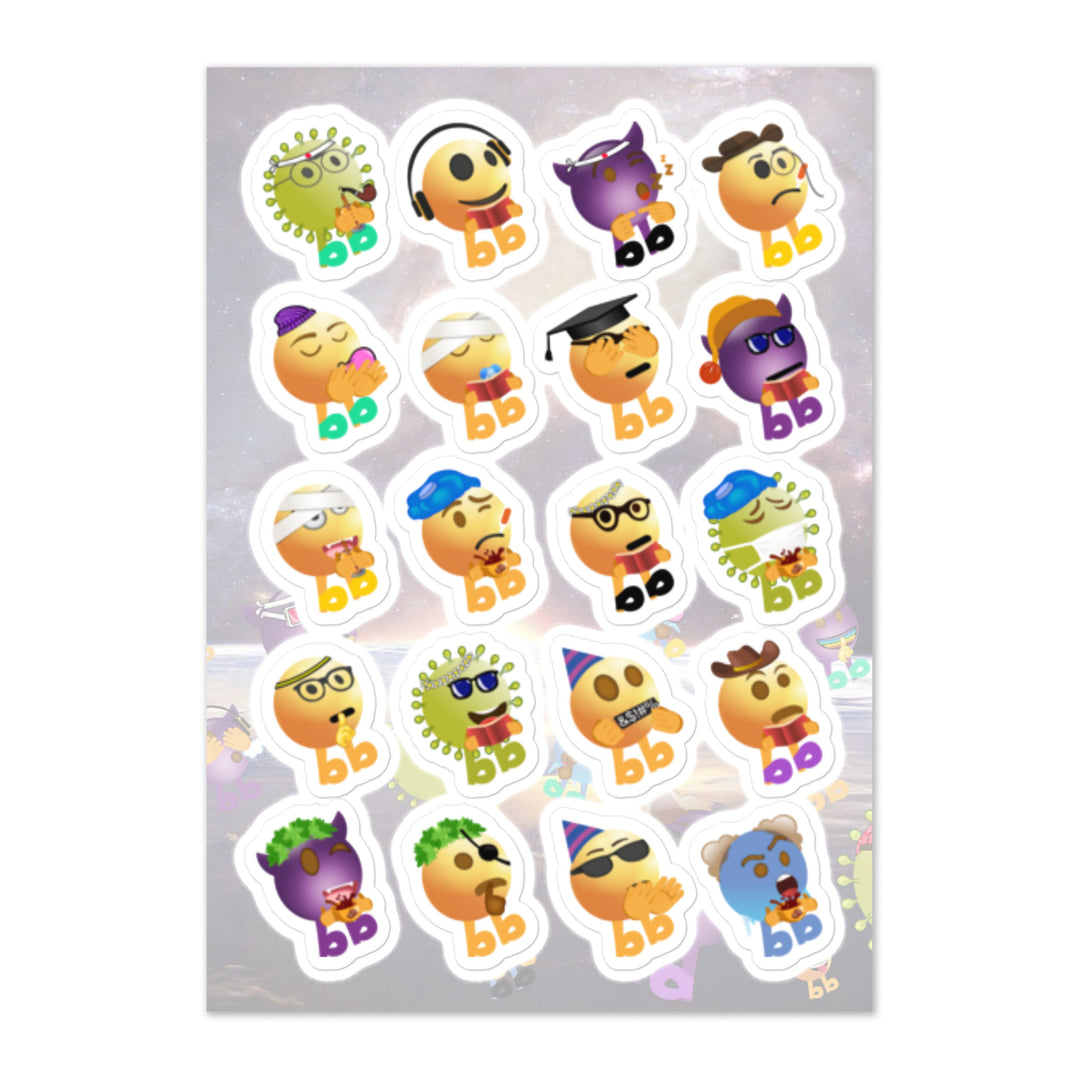 Megabb Buddy Stickers - Emojibb