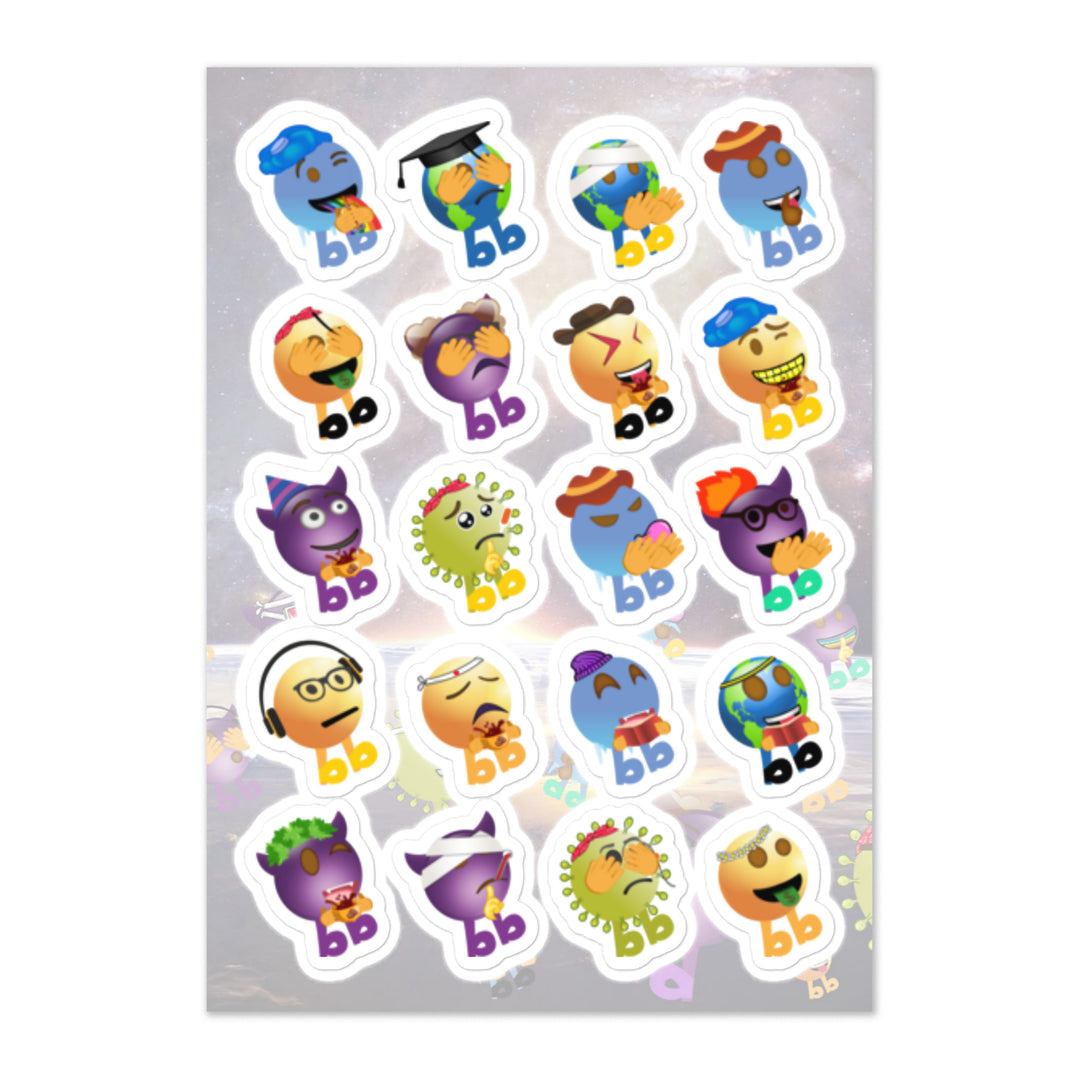 Megabb Buddy Stickers - Emojibb