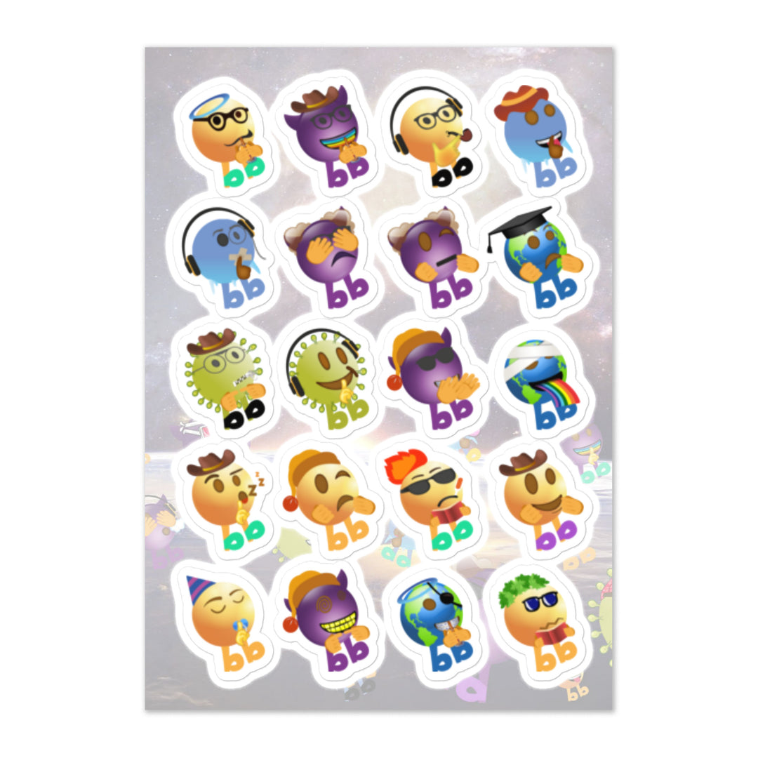 Megabb Buddy Stickers - Emojibb