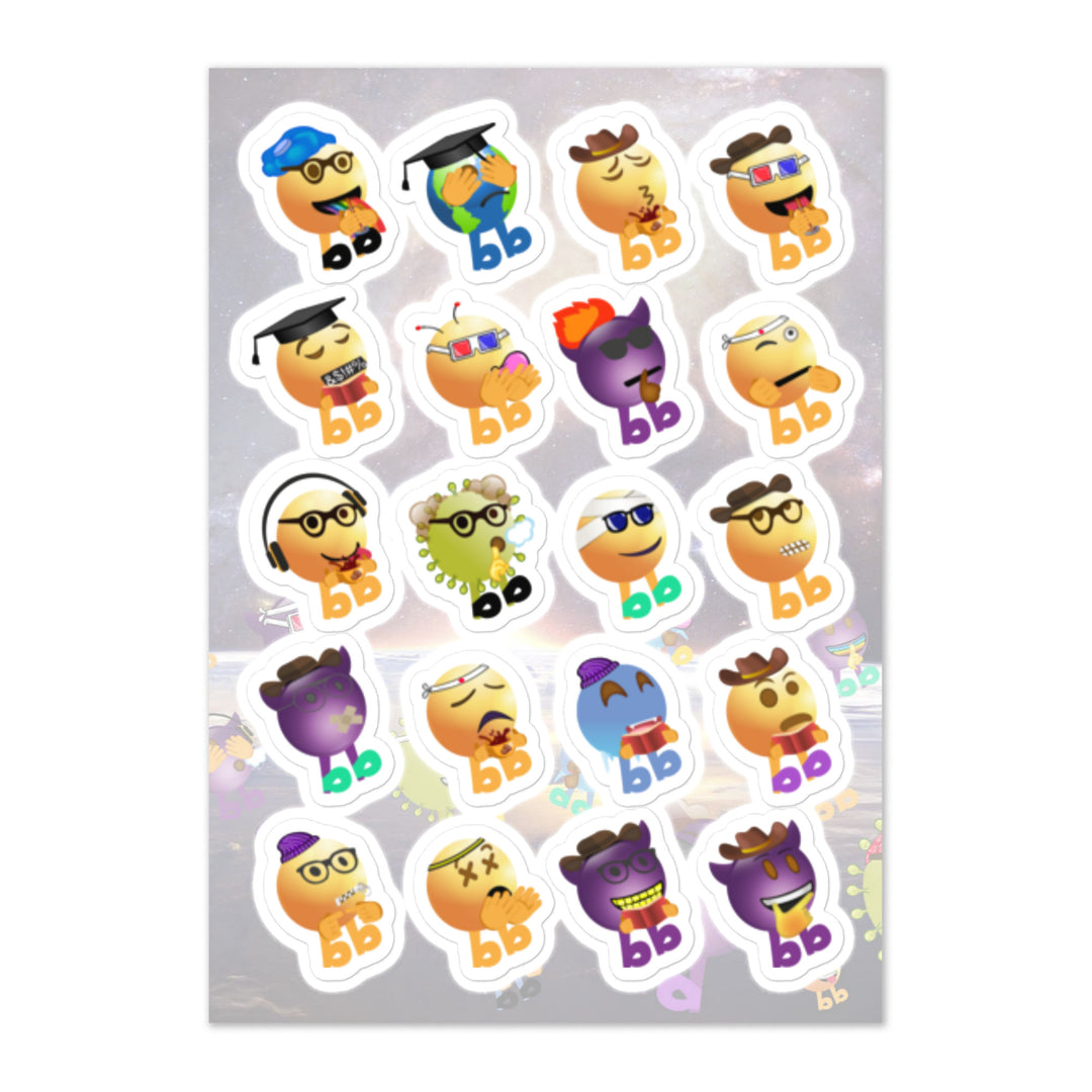 Megabb Buddy Stickers - Emojibb