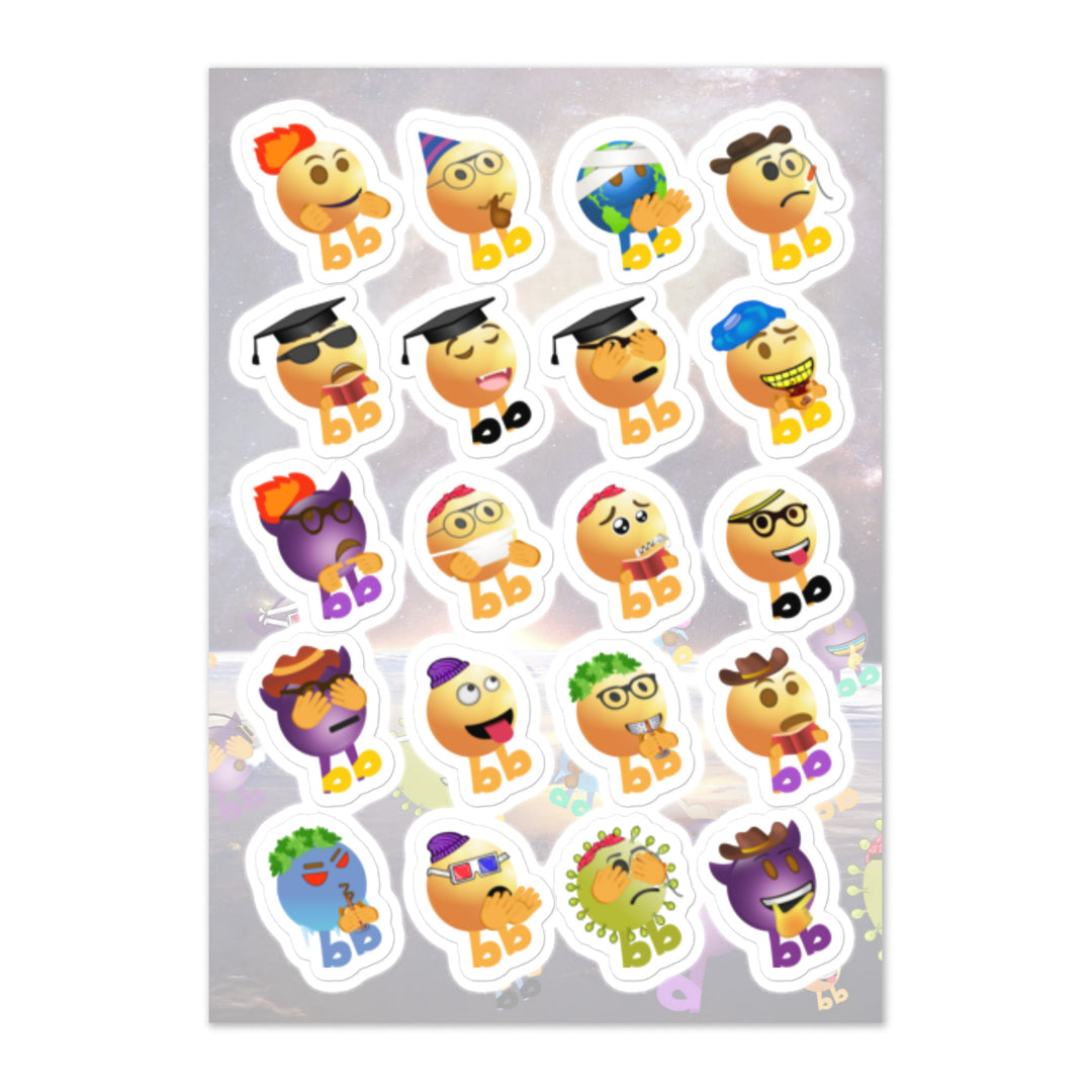 Megabb Buddy Stickers - Emojibb