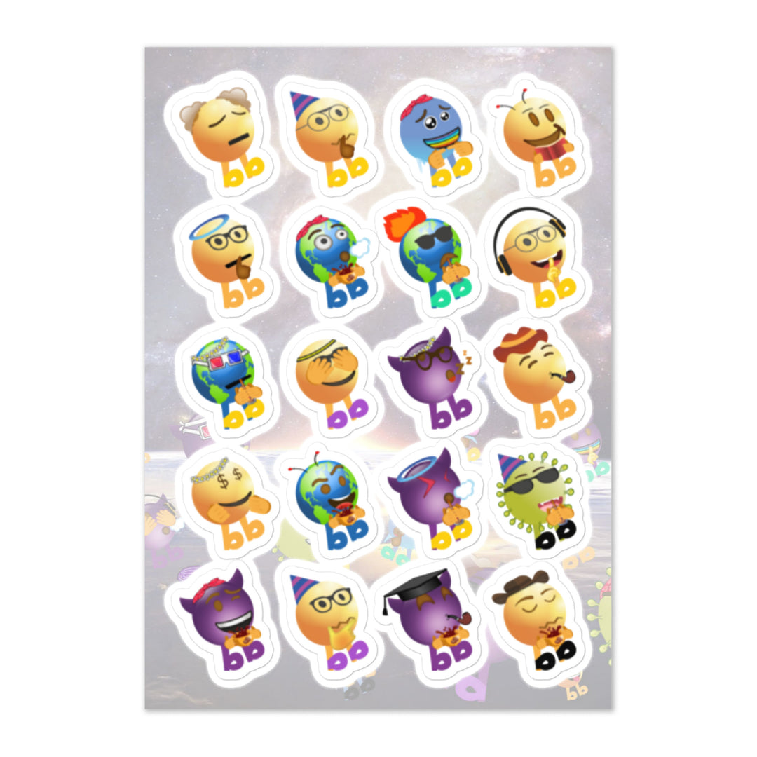 Megabb Buddy Stickers - Emojibb