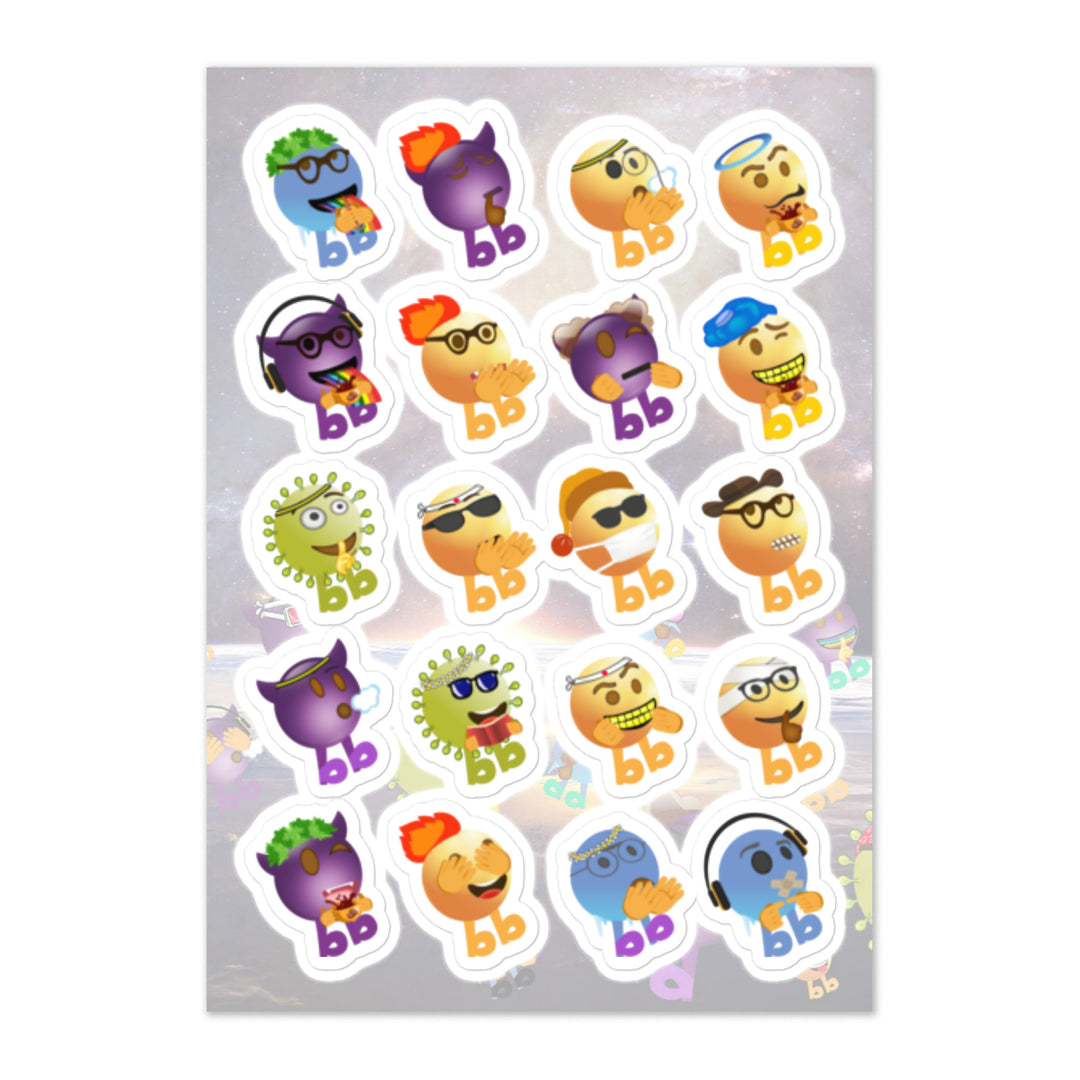 Megabb Buddy Stickers - Emojibb