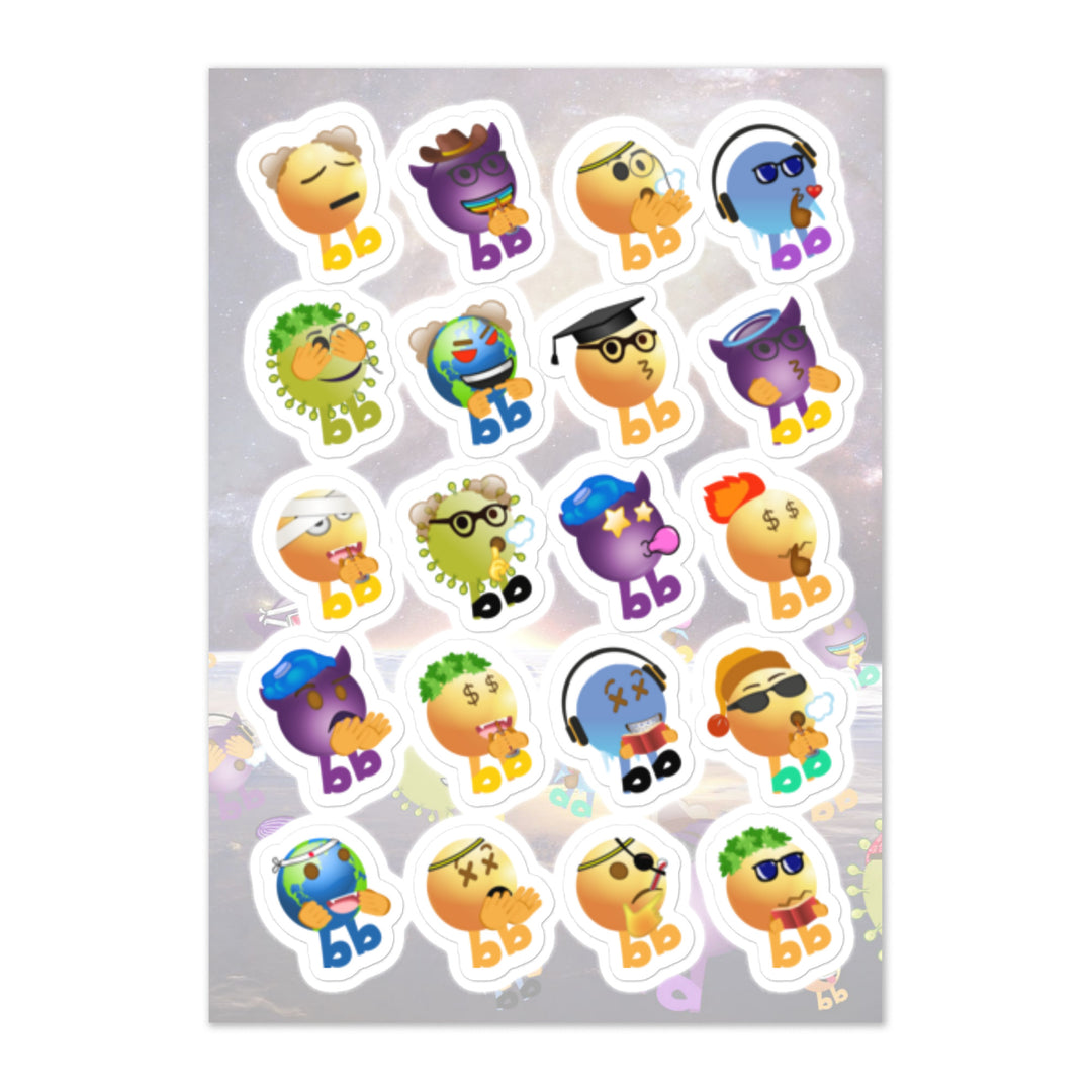 Megabb Buddy Stickers - Emojibb