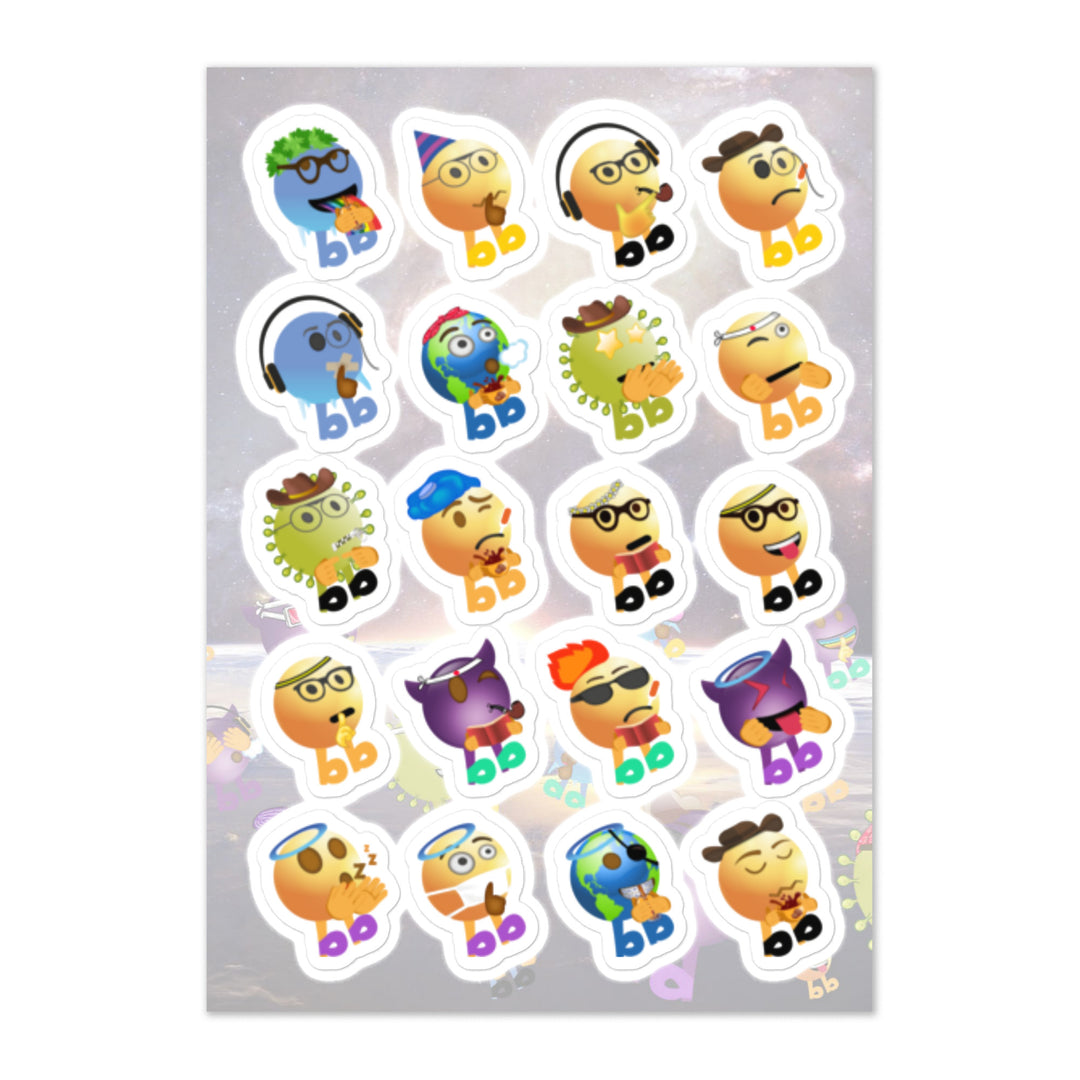 Megabb Buddy Stickers - Emojibb