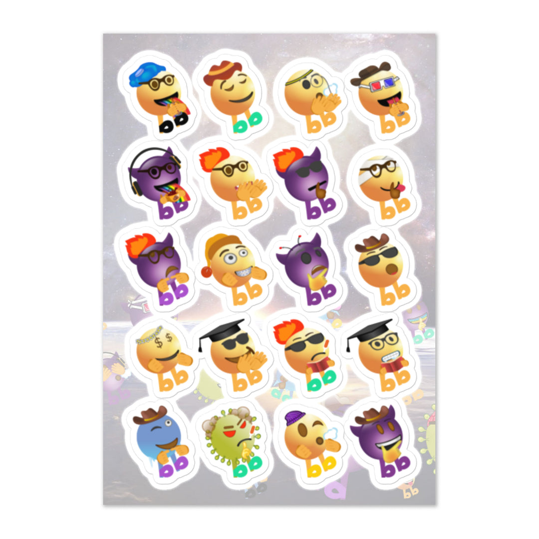 Megabb Buddy Stickers - Emojibb