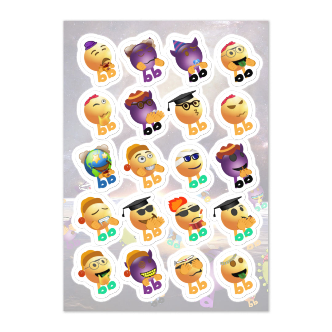 Megabb Buddy Stickers - Emojibb