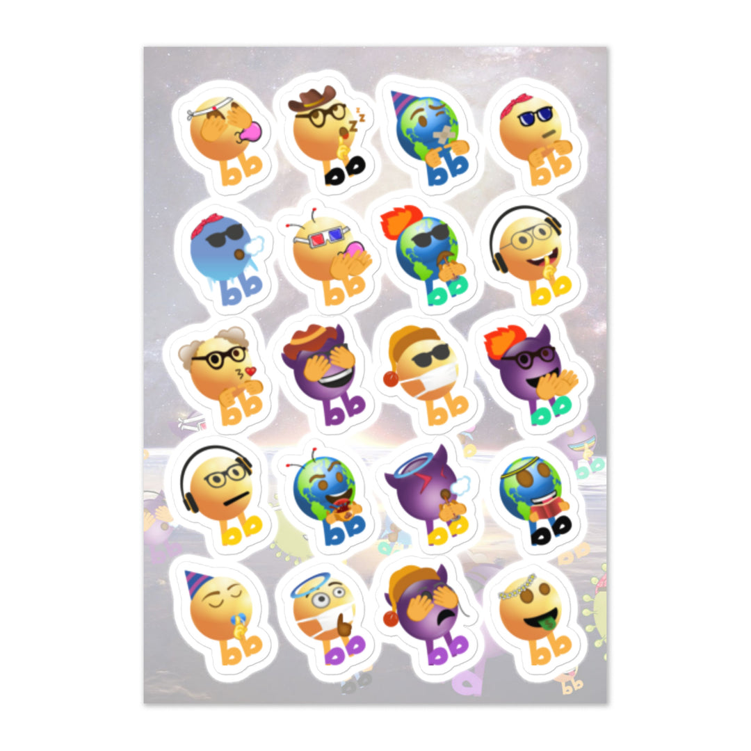 Megabb Buddy Stickers - Emojibb