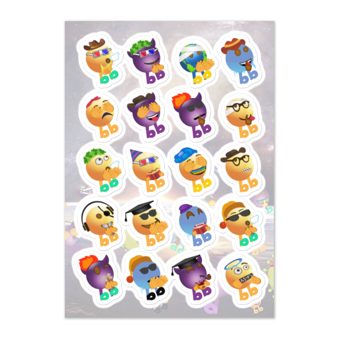 Megabb Buddy Stickers - Emojibb