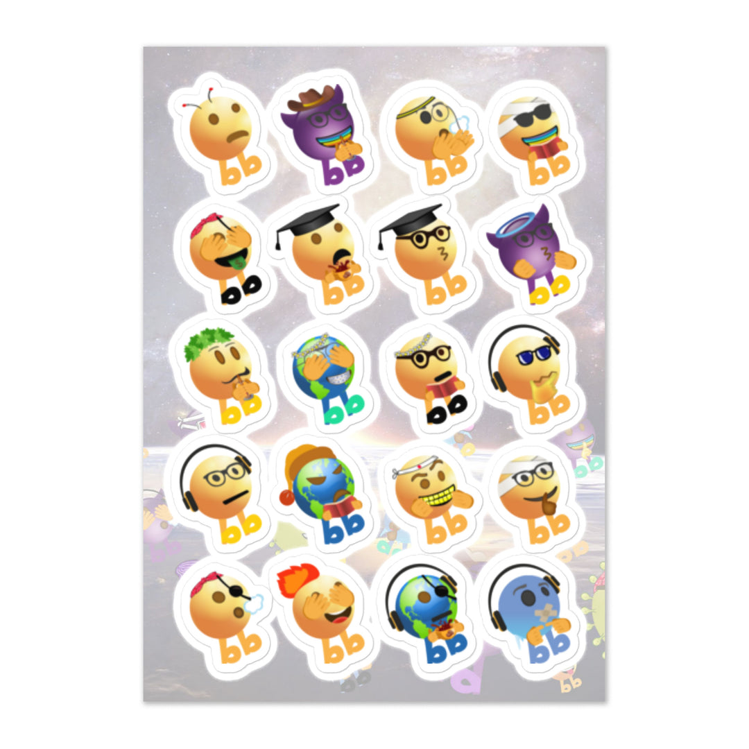 Megabb Buddy Stickers - Emojibb