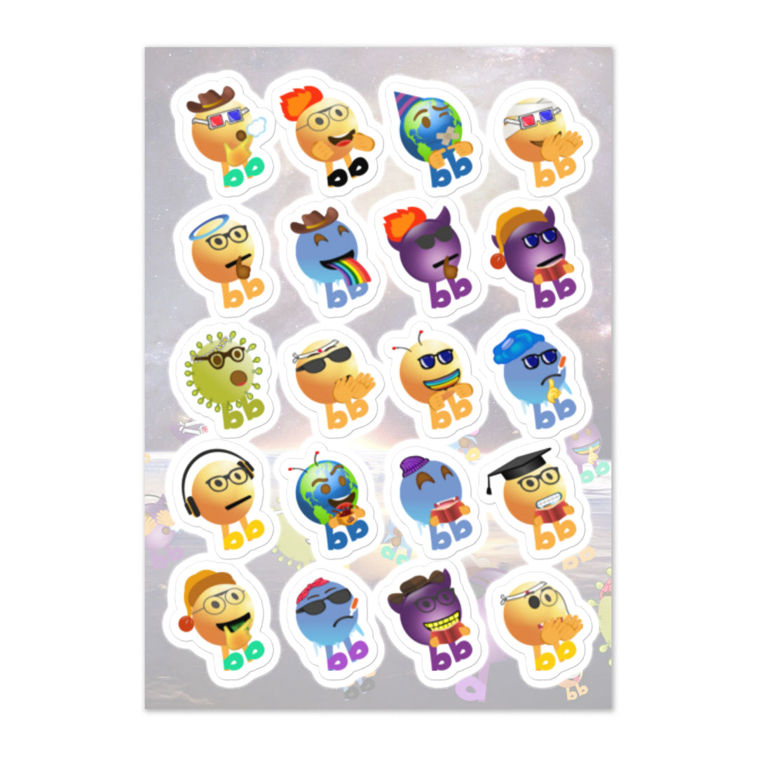 Megabb Buddy Stickers - Emojibb