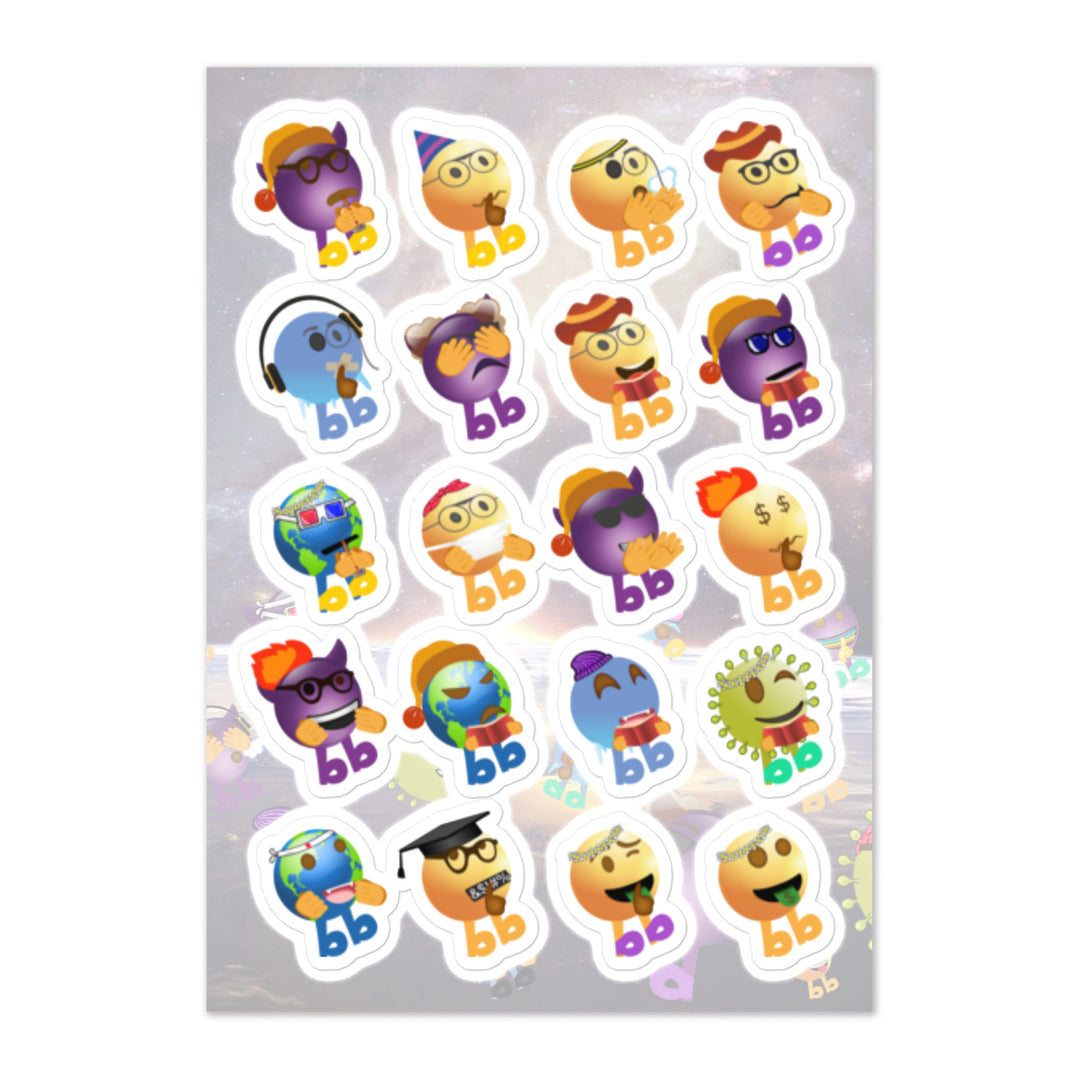 Megabb Buddy Stickers - Emojibb