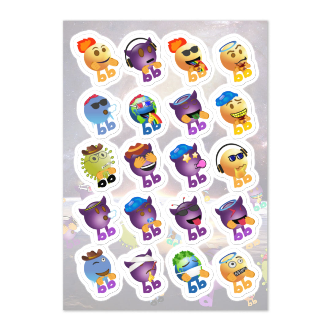 Megabb Buddy Stickers - Emojibb