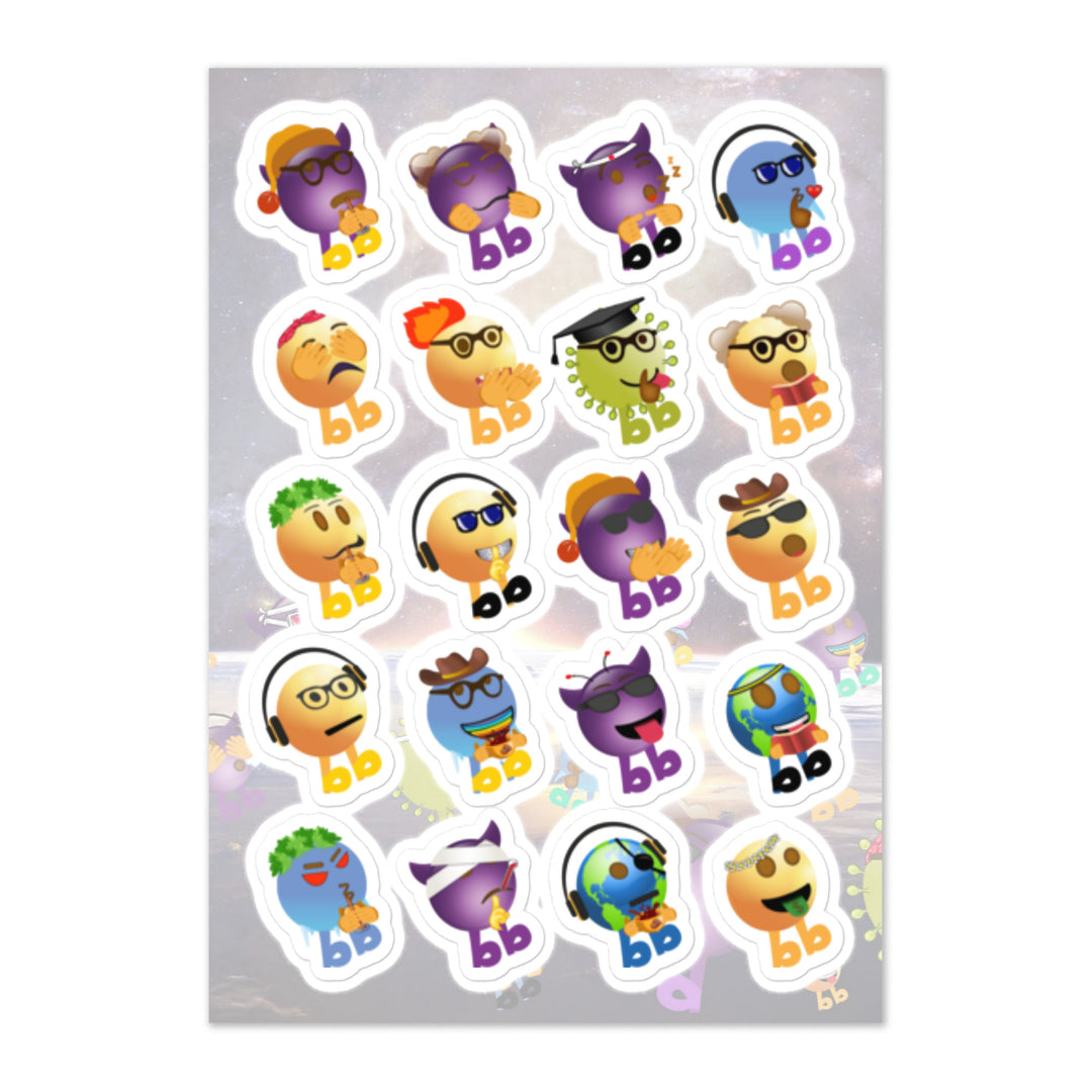 Megabb Buddy Stickers - Emojibb