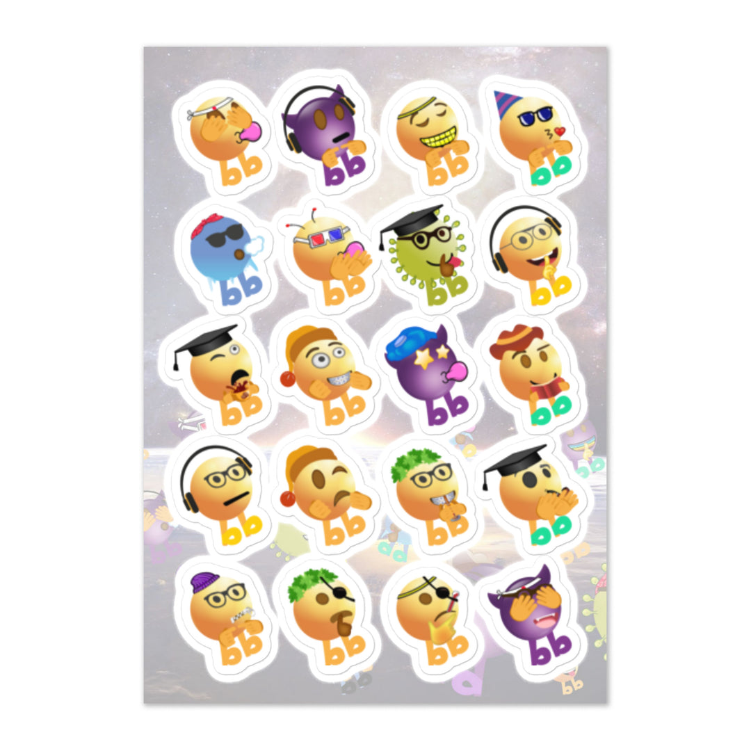 Megabb Buddy Stickers - Emojibb