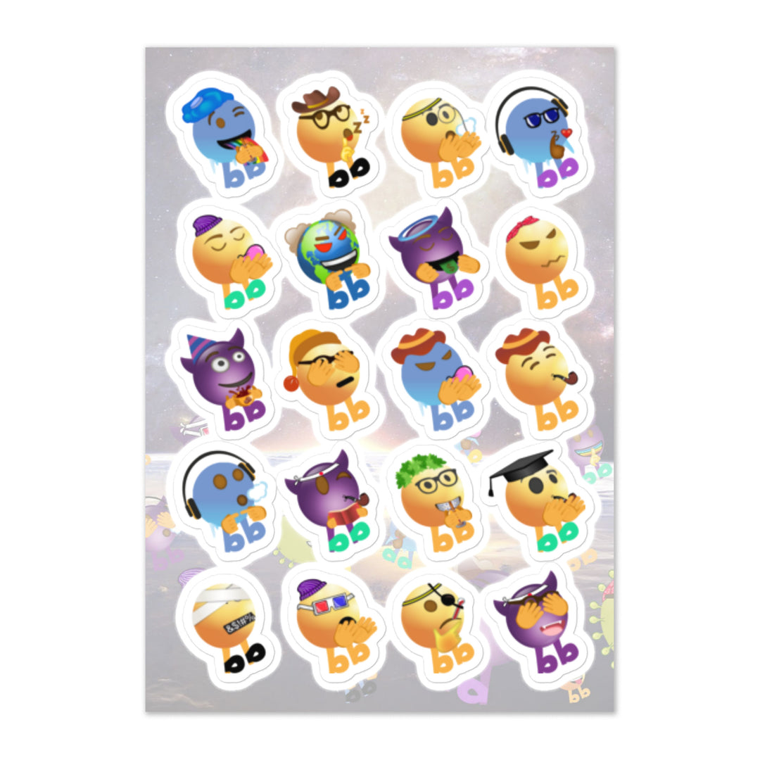 Megabb Buddy Stickers - Emojibb