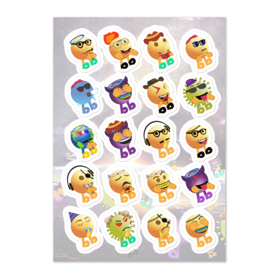 Megabb Buddy Stickers - Emojibb