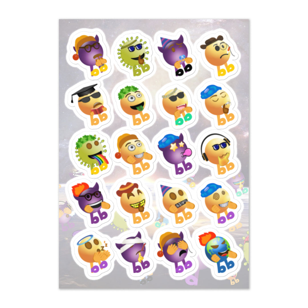 Megabb Buddy Stickers - Emojibb