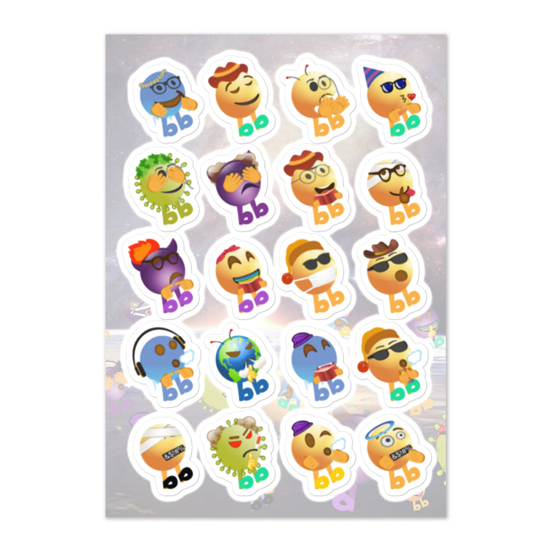 Megabb Buddy Stickers - Emojibb