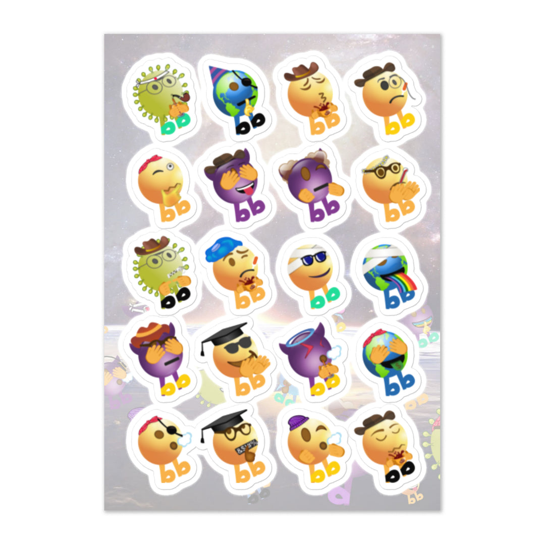 Megabb Buddy Stickers - Emojibb