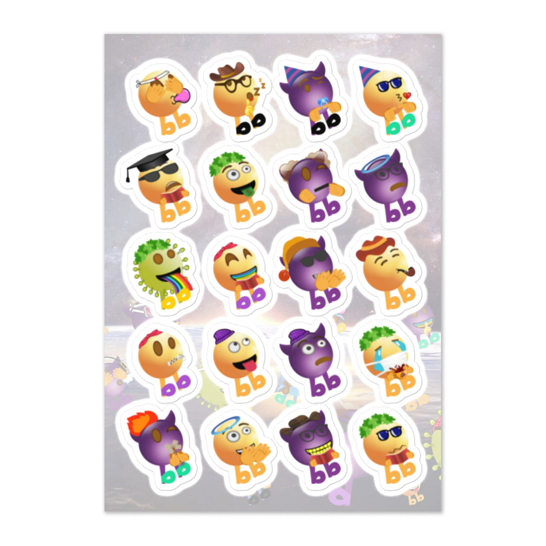 Megabb Buddy Stickers - Emojibb