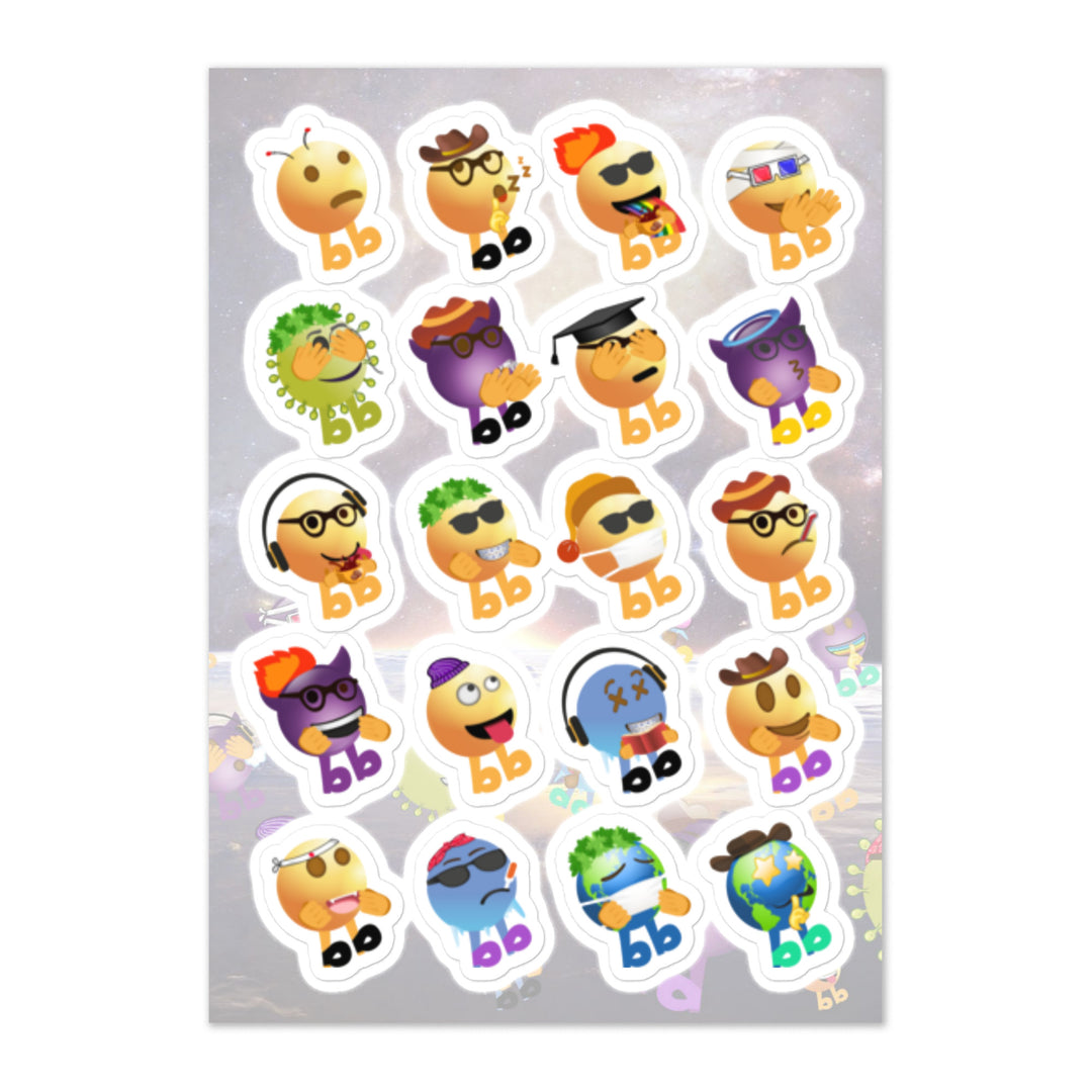 Megabb Buddy Stickers - Emojibb