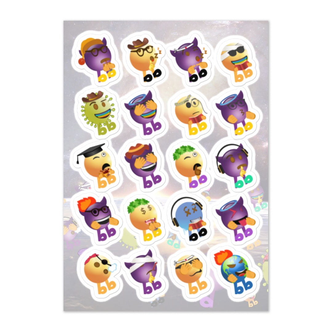 Megabb Buddy Stickers - Emojibb