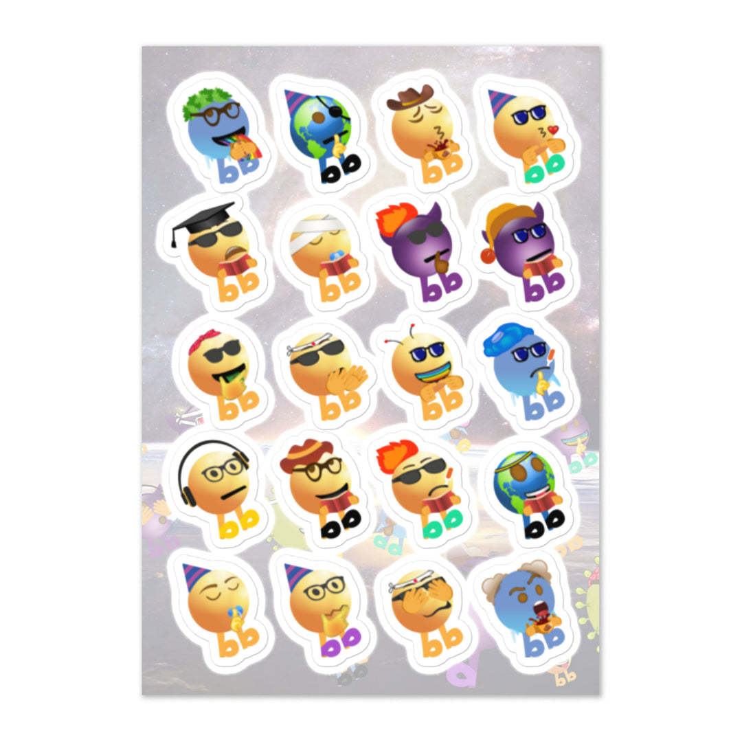 Megabb Buddy Stickers - Emojibb