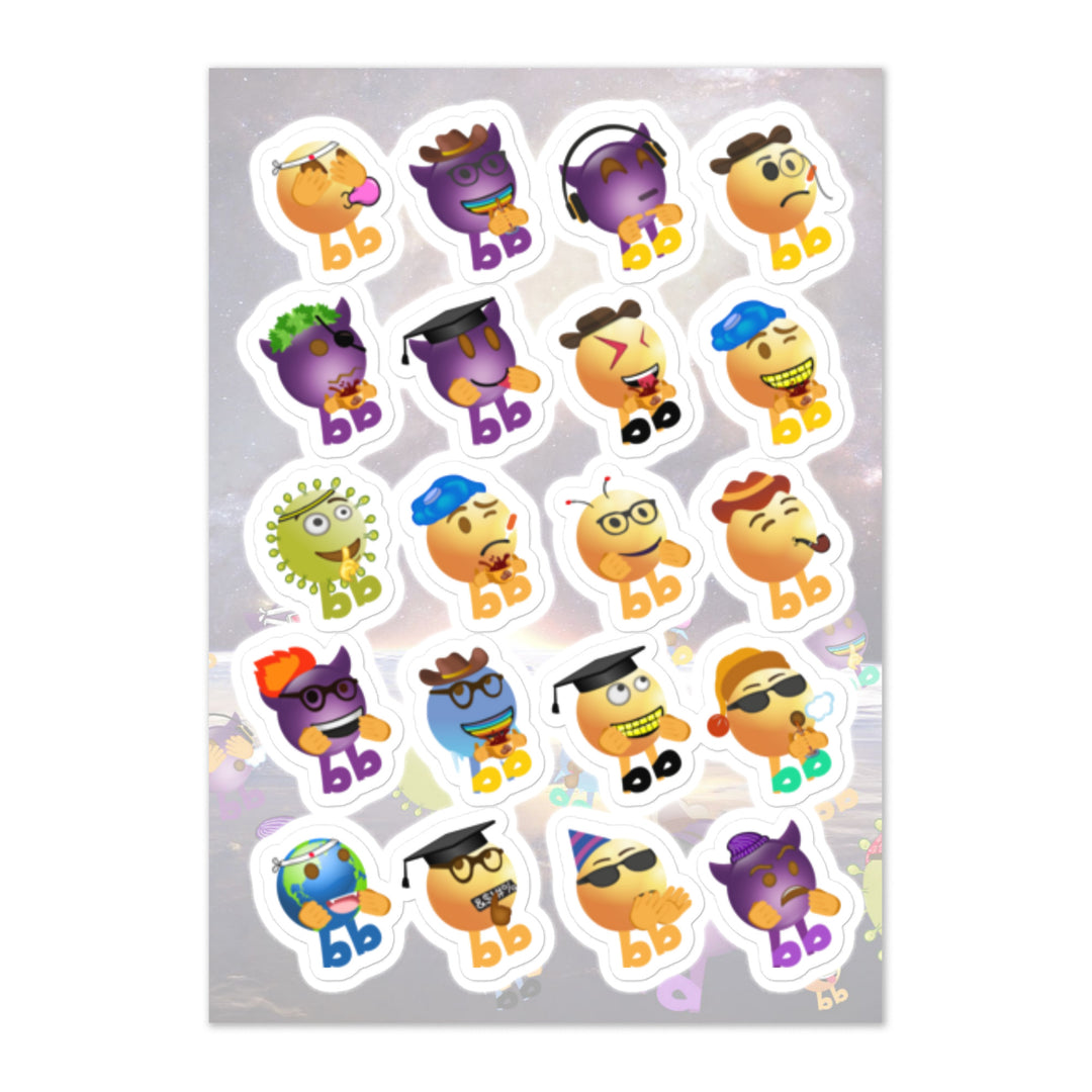 Megabb Buddy Stickers - Emojibb