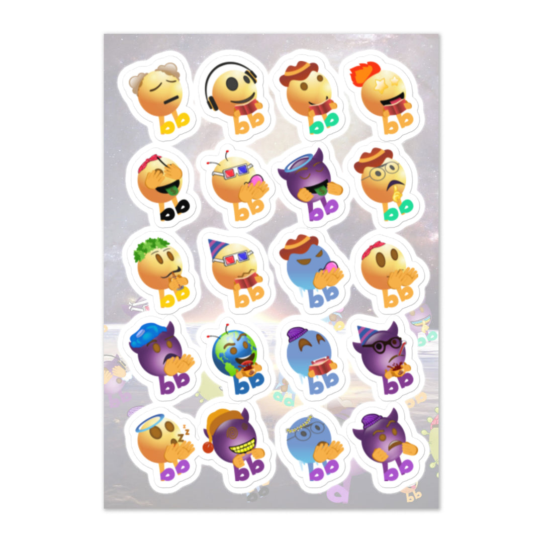 Megabb Buddy Stickers - Emojibb