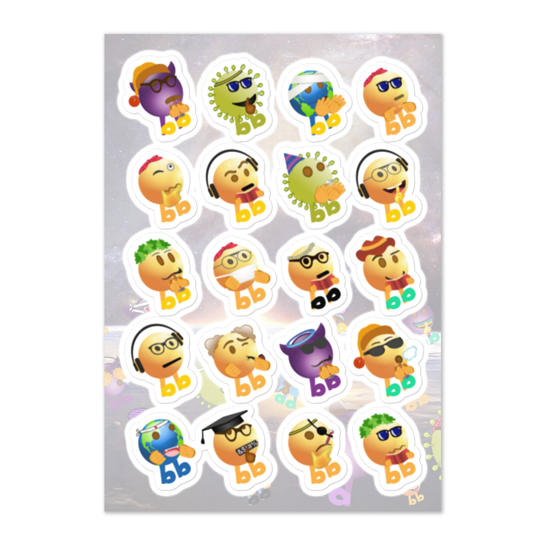 Megabb Buddy Stickers - Emojibb