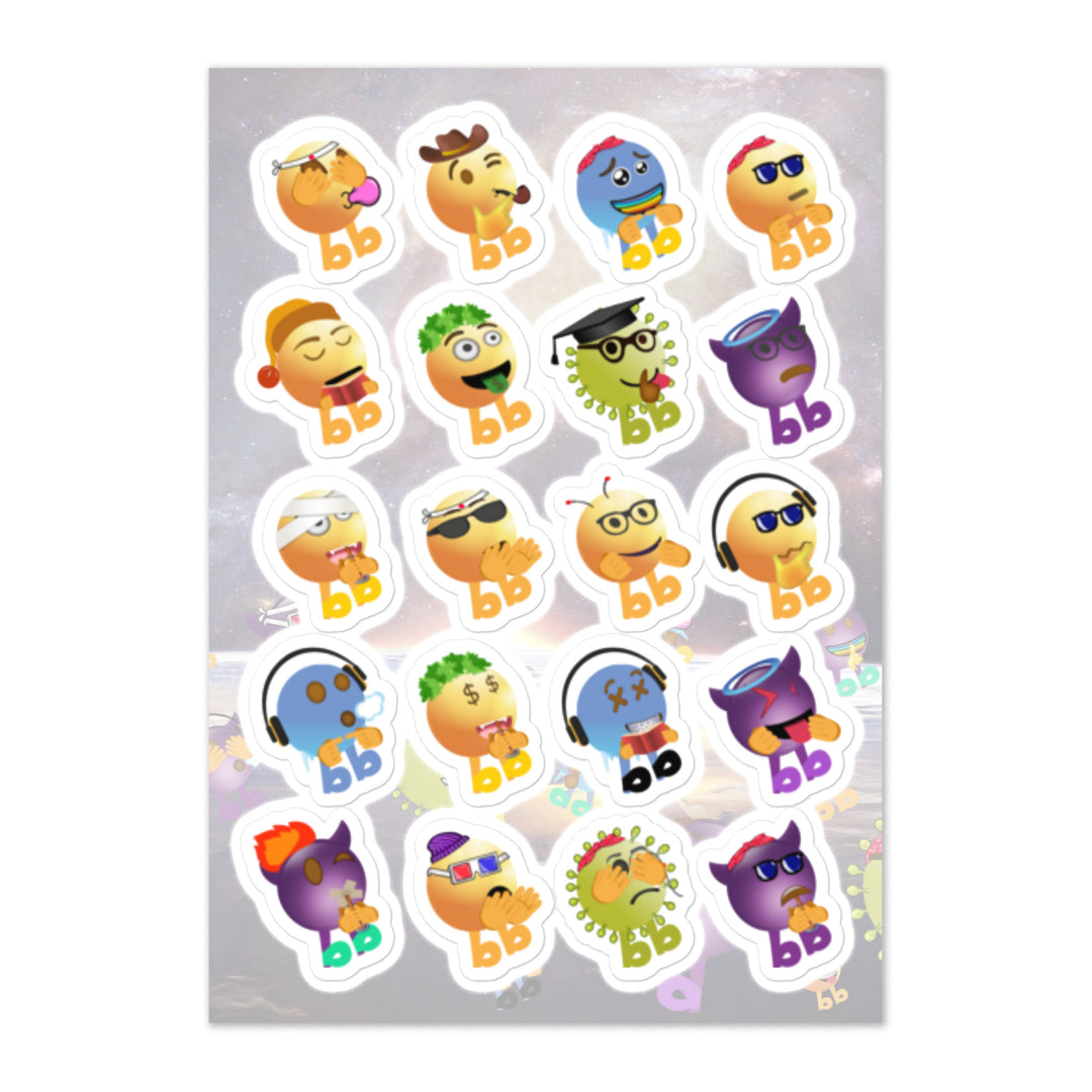 Megabb Buddy Stickers - Emojibb