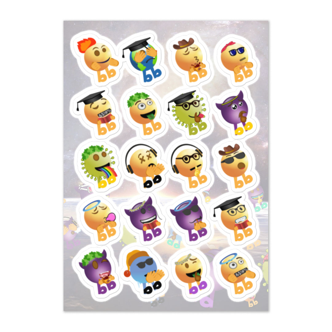 Megabb Buddy Stickers - Emojibb